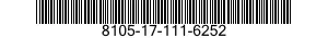 8105-17-111-6252 ENVELOPE,PACKING LIST 8105171116252 171116252