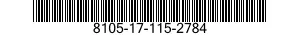 8105-17-115-2784 ENVELOPE,PACKING LIST 8105171152784 171152784