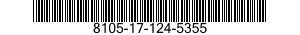 8105-17-124-5355 BAG,TOOLS AND SPARE PARTS 8105171245355 171245355