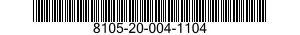 8105-20-004-1104 ENVELOPE,PACKING LIST 8105200041104 200041104