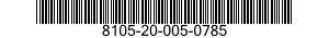 8105-20-005-0785 BAG,STOWAGE 8105200050785 200050785