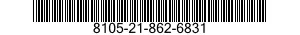 8105-21-862-6831 BAG,TEXTILE 8105218626831 218626831