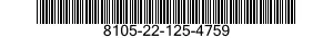 8105-22-125-4759 SACK,SHIPPING 8105221254759 221254759