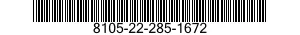 8105-22-285-1672 COVER,GUN MUZZLE 8105222851672 222851672