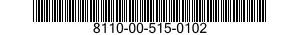 8110-00-515-0102  8110005150102 005150102