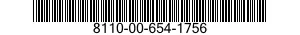 8110-00-654-1756 SHIPPING CONTAINER 8110006541756 006541756