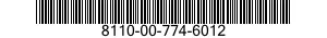 8110-00-774-6012  8110007746012 007746012