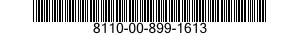 8110-00-899-1613 DRUM,SHIPPING AND STORAGE 8110008991613 008991613