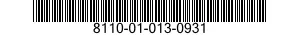 8110-01-013-0931  8110010130931 010130931