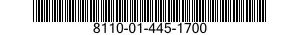 8110-01-445-1700  8110014451700 014451700