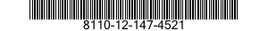 8110-12-147-4521 DRUM,SHIPPING AND STORAGE 8110121474521 121474521