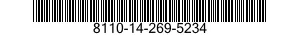 8110-14-269-5234 SHIPPING AND STORAGE CONTAINER,RADIOACTIVE MATERIAL 8110142695234 142695234