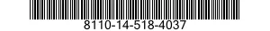 8110-14-518-4037 DRUM,SHIPPING AND STORAGE 8110145184037 145184037