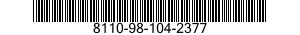 8110-98-104-2377  8110981042377 981042377