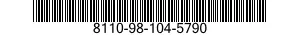 8110-98-104-5790  8110981045790 981045790