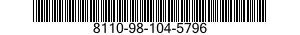 8110-98-104-5796  8110981045796 981045796