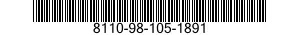 8110-98-105-1891 DRUM,SHIPPING AND STORAGE 8110981051891 981051891