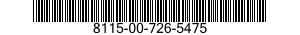 8115-00-726-5475  8115007265475 007265475