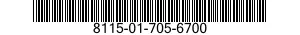 8115-01-705-6700 SHIPPING AND STORAGE CONTAINER,MISCELLANEOUS EQUIPMENT 8115017056700 017056700