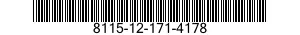 8115-12-171-4178 BOX,SETUP 8115121714178 121714178
