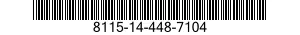 8115-14-448-7104 LABEL 8115144487104 144487104