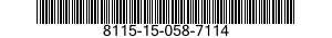 8115-15-058-7114 BOX METAL SHIPPING 8115150587114 150587114
