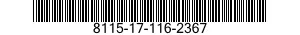 8115-17-116-2367 CARTON,FIBER,WAXED 8115171162367 171162367