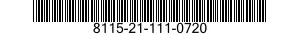 8115-21-111-0720 BOX,INTERMEDIATE PACKAGING 8115211110720 211110720
