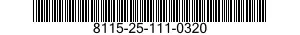 8115-25-111-0320  8115251110320 251110320
