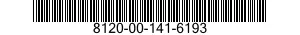 8120-00-141-6193 CYLINDER,COMPRESSED GAS,OXYGEN,AVIATOR'S BREATHING 8120001416193 001416193