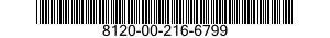 8120-00-216-6799 CAP,VALVE,GAS CYLINDER OUTLET 8120002166799 002166799