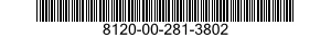 8120-00-281-3802 VALVE,CYLINDER,GAS 8120002813802 002813802