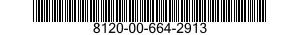 8120-00-664-2913 VALVE,CYLINDER,GAS 8120006642913 006642913