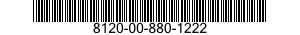 8120-00-880-1222 CYLINDER,COMPRESSED GAS 8120008801222 008801222