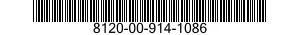 8120-00-914-1086  8120009141086 009141086