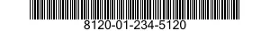 8120-01-234-5120 CYLINDER,COMPRESSED GAS,METHYL BROMIDE,TECHNICAL 8120012345120 012345120