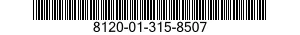 8120-01-315-8507 VALVE,CYLINDER,GAS 8120013158507 013158507