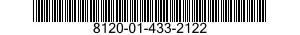 8120-01-433-2122 CYLINDER,COMPRESSED GAS,REFRIGERANT GAS MIXTURE 8120014332122 014332122