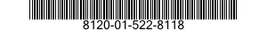 8120-01-522-8118 CYLINDER,COMPRESSED GAS,HELIUM-ARGON 8120015228118 015228118