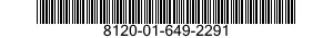 8120-01-649-2291 VALVE,CYLINDER,GAS 8120016492291 016492291