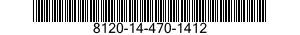 8120-14-470-1412 CYLINDER,COMPRESSED GAS,OXYGEN-NITROGEN 8120144701412 144701412