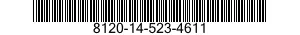 8120-14-523-4611 VALVE,CYLINDER,GAS 8120145234611 145234611