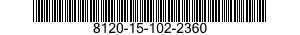 8120-15-102-2360 CYLINDER,COMPRESSED GAS 8120151022360 151022360