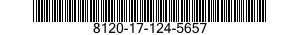 8120-17-124-5657 CYLINDER,COMPRESSED GAS,NITROGEN 8120171245657 171245657