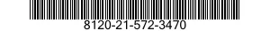 8120-21-572-3470 CYLINDER,COMPRESSED GAS 8120215723470 215723470