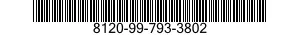 8120-99-793-3802 CYLINDER,COMPRESSED 8120997933802 997933802