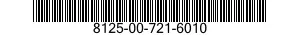 8125-00-721-6010  8125007216010 007216010