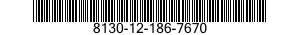 8130-12-186-7670 SPRING,HELICAL,EXTENSION 8130121867670 121867670