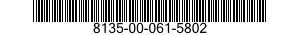 8135-00-061-5802  8135000615802 000615802