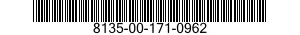 8135-00-171-0962  8135001710962 001710962